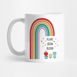 Plant grow bloom rainbow Mug